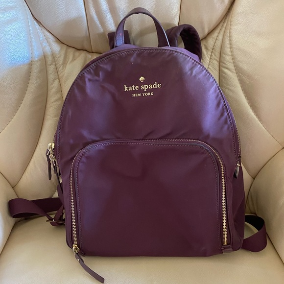 kate spade purple backpack